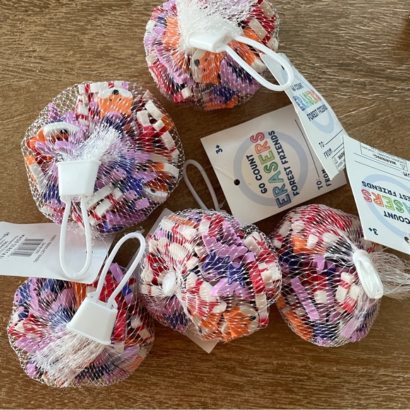 Target Other 5x Target Bullseye Playground Forest Friends Erasers